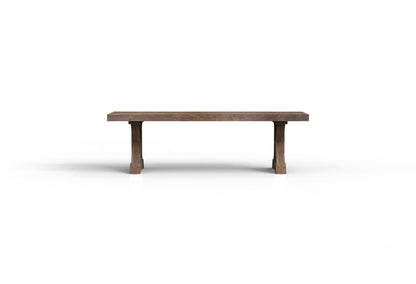 Maxwell 60" Acacia Dining Bench - Natural + Smoke