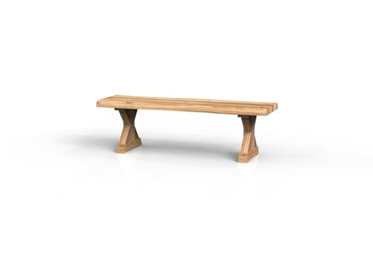 Malcolm Acacia Live Edge Dining Bench - Natural