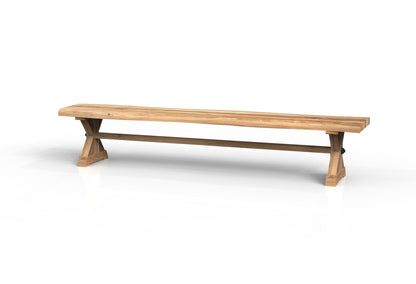 Malcolm Acacia Live Edge Dining Bench - Natural