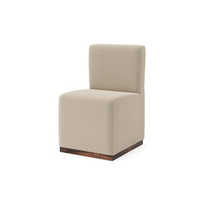 Bianca Dining Chair -  Performance Cream + Natural & Black