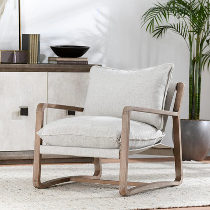 Everly 30" Accent Chair - Natural