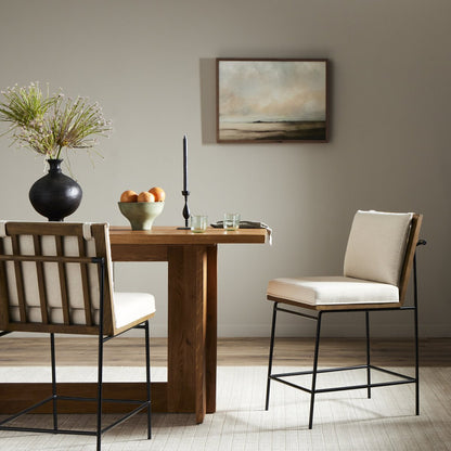 Croatia Bar Stool- Flax