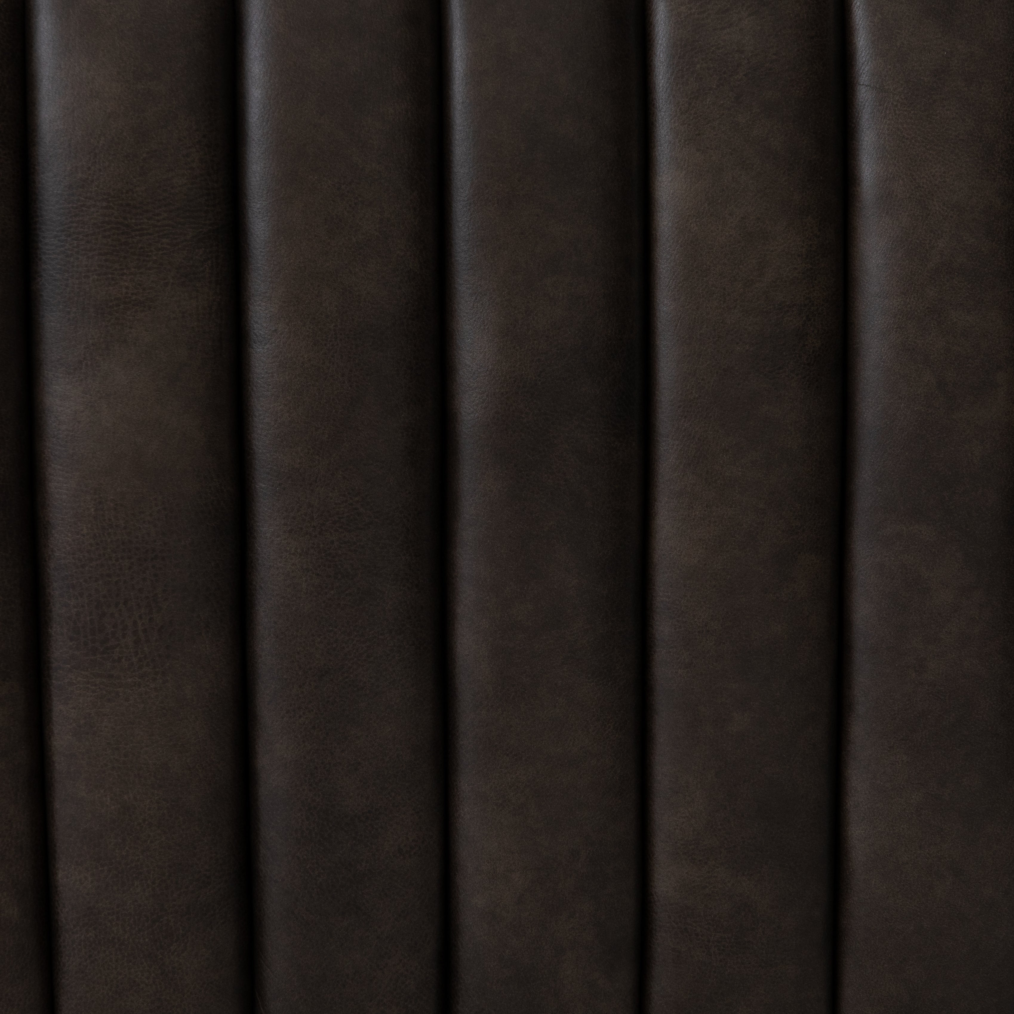 Augustus 97" Top Grain Leather Sofa - Wolf - Classic Carolina Home