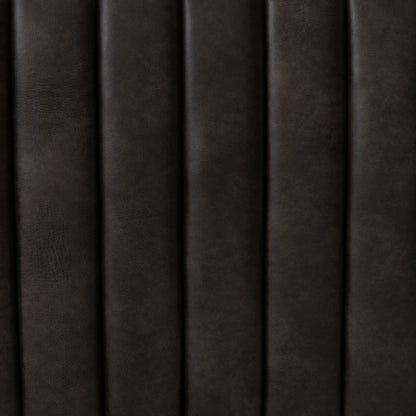 Augustus 97" Top Grain Leather Sofa - Wolf - Classic Carolina Home