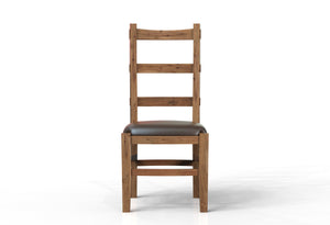 Pascal Acacia Dining End Chair - Natural