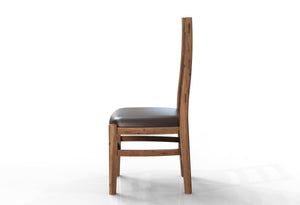 Pascal Acacia Dining End Chair - Natural