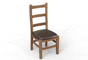 Pascal Acacia Dining End Chair - Natural