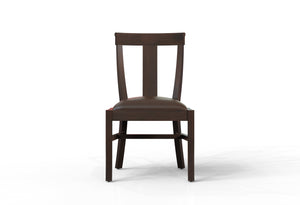 Antony Acacia Dining Side Chair - Natural + Black