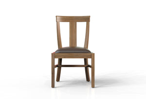 Antony Acacia Dining Side Chair - Natural + Gray