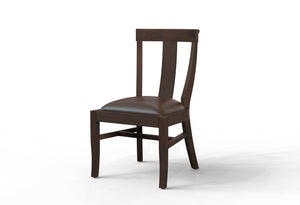 Antony Acacia Dining Side Chair - Natural + Black