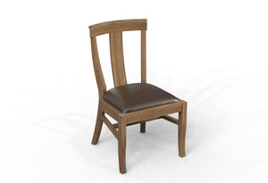 Antony Acacia Dining Side Chair - Natural + Gray