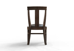 Antony Acacia Dining Side Chair - Natural + Smoke