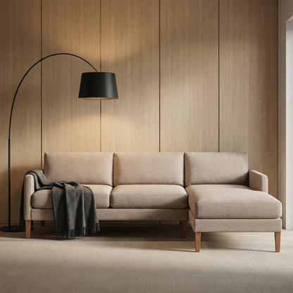 Chelsea Quick Ship 90" 2 Cushion Sofa + Chaise