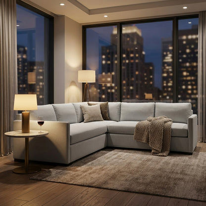 Chelsea Luxe Express Ship 109" x 92" 5 Cushion Sectional