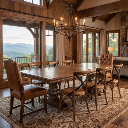 Chesney 88" - 110" Extension Dining Table - Earth