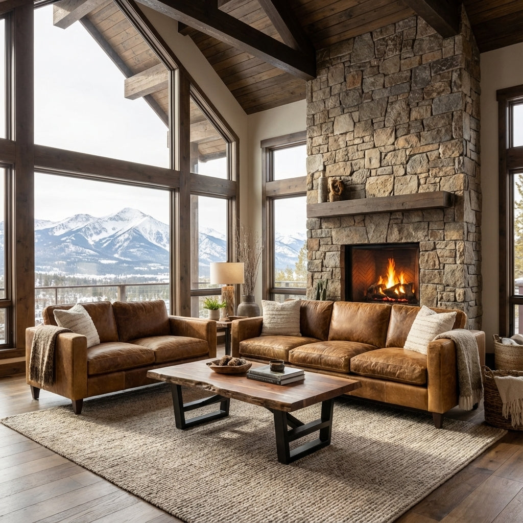 Malcolm Acacia 52" Live Edge Coffee Table - Natural