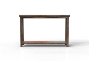 Malcolm Acacia 56" Live Edge Console Table - Natural + Smoke