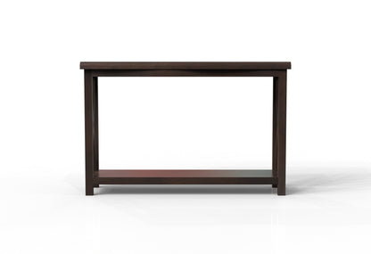 Malcolm Acacia 56" Live Edge Console Table - Natural + Black