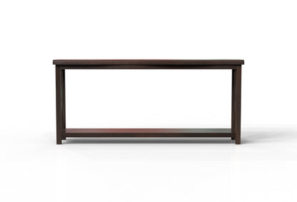 Malcolm Acacia 80" Live Edge Console Table - Natural + Black