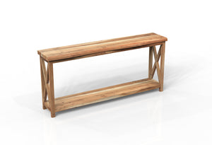 Malcolm Acacia 80" Live Edge Console Table - Natural