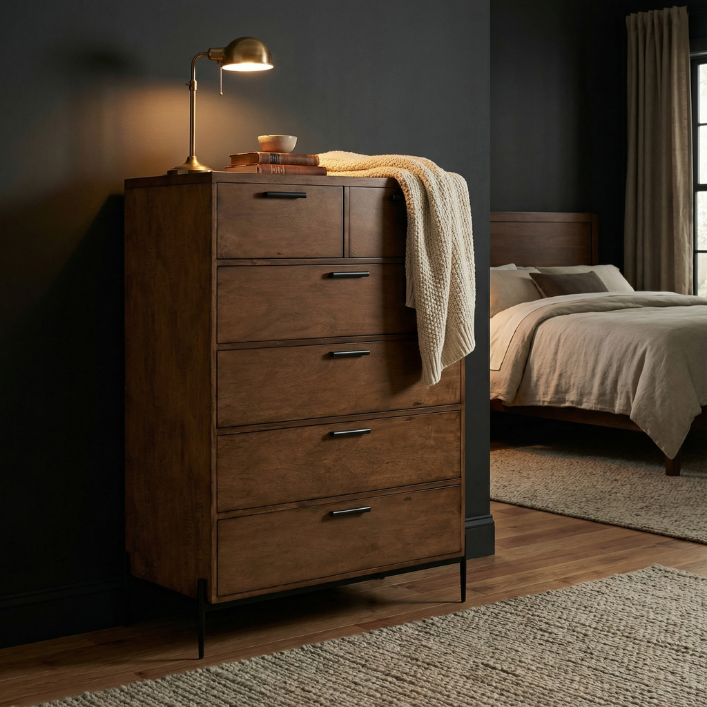 Coronado 42" 6 Drawer Chest - Chestnut