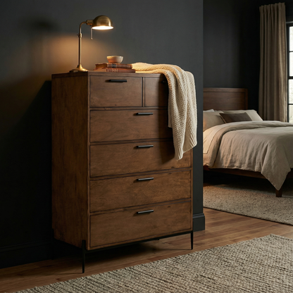 Coronado 42" 6 Drawer Chest - Chestnut