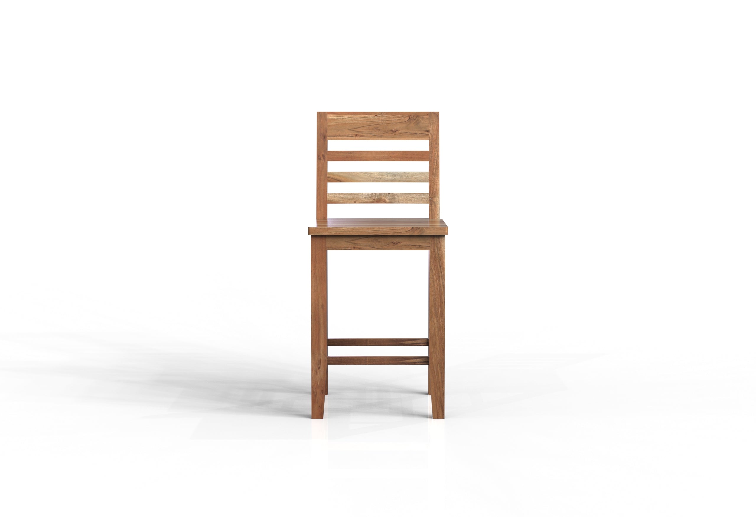 Malcolm Acacia Ladderback Counter Stool - Natural