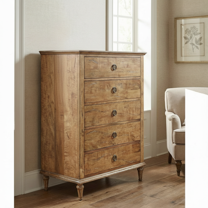 Crestwood 36" 5 Drawer Chest - Beechwood