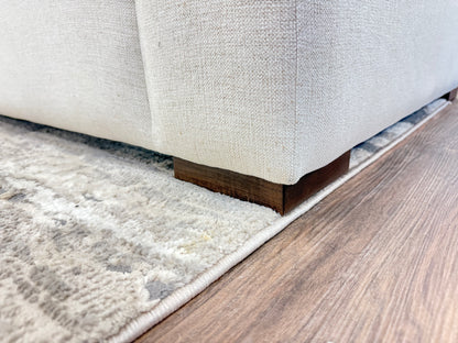 Gretchen Quick Ship 79" 2 Cushion Wide Track Loveseat - Crypton Natural Linen