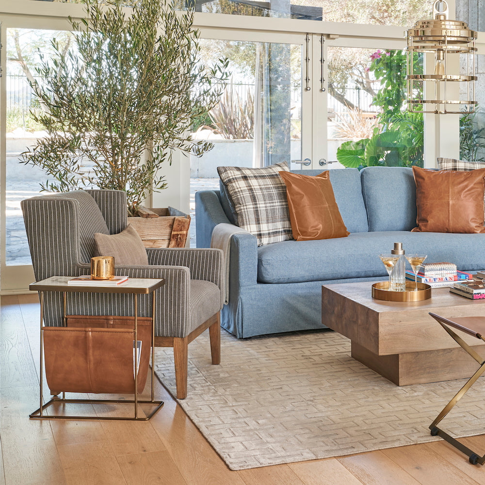 Stanley 20" Accent Table - Tanned Umber