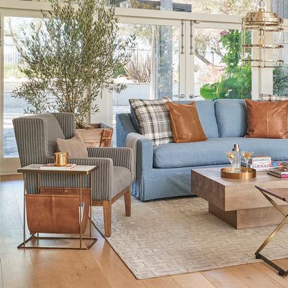 Stanley 20" Accent Table - Tanned Umber