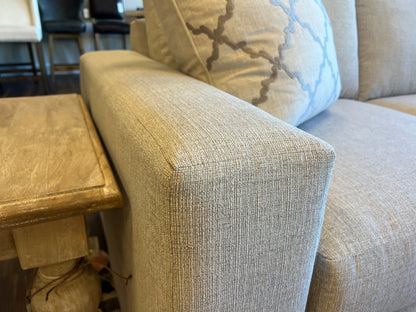 Gretchen Quick Ship 135" x 107” Sectional - Crypton Quicksilver