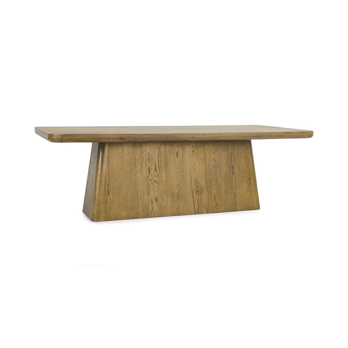 Saskia 95" Rectangular Dining Table - Light Brown
