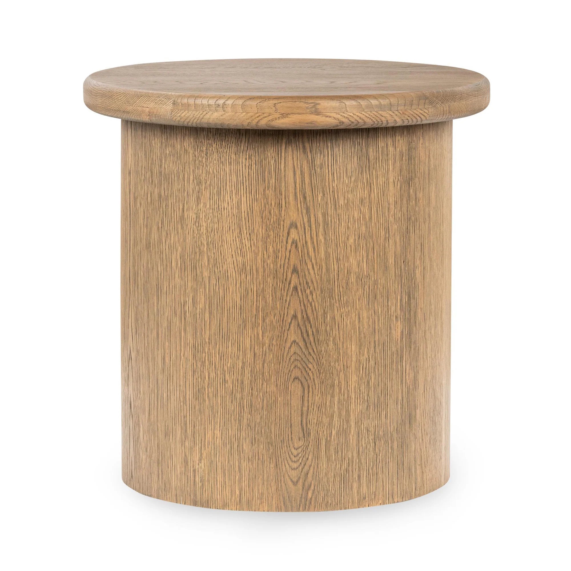 Rena 22" Round End Table - Khaki Mist