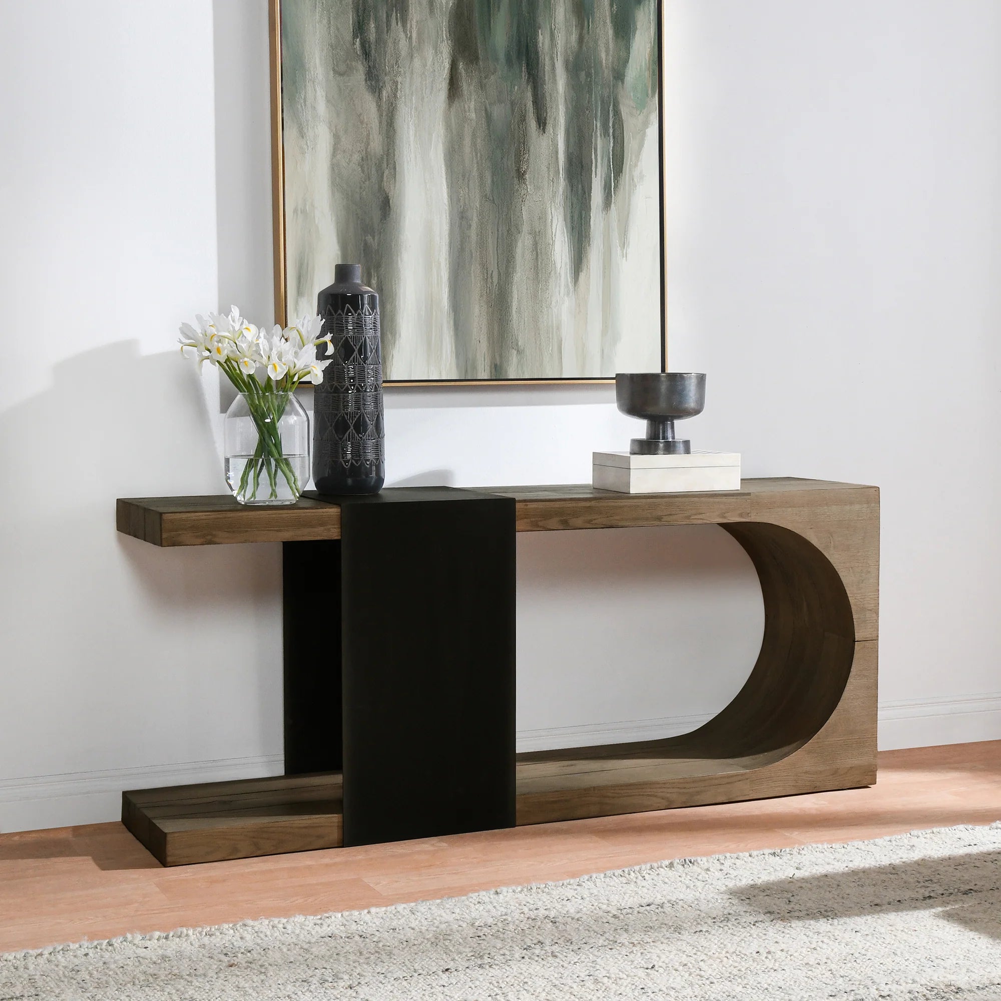 Doster 72" Console Table - Cafe Brown