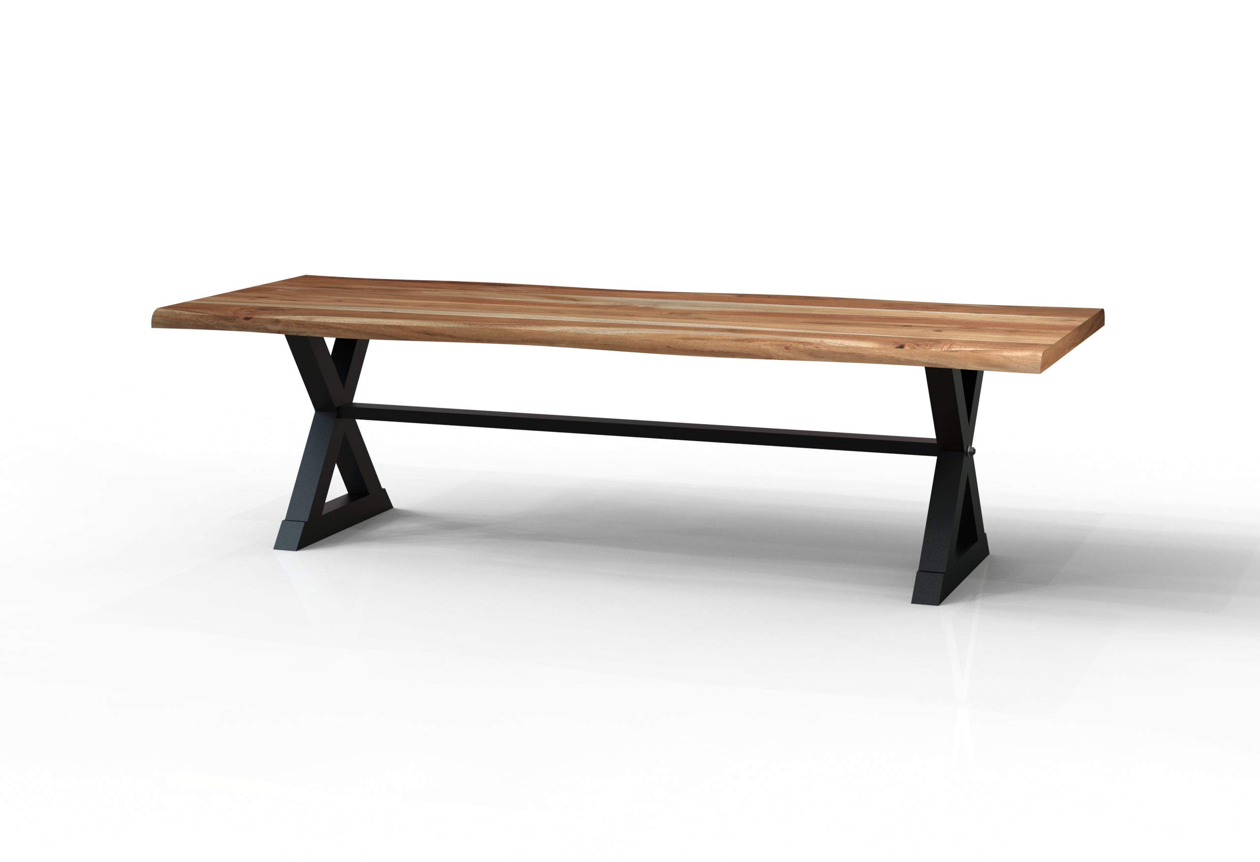 Malcolm Acacia 108" Live Edge Dining Table - Natural