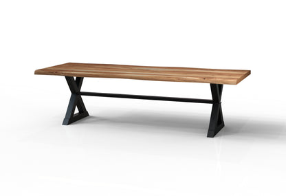 Malcolm Acacia 108" Live Edge Dining Table - Natural