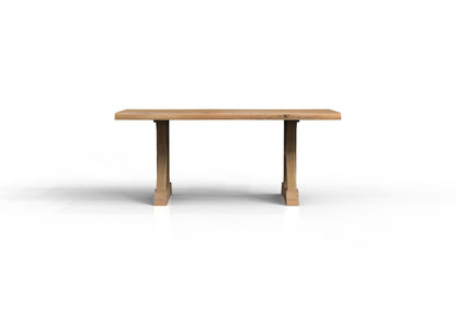Malcolm Acacia 72" Live Edge Dining Table - Natural + Gray