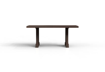 Malcolm Acacia 72" Live Edge Dining Table - Natural + Black
