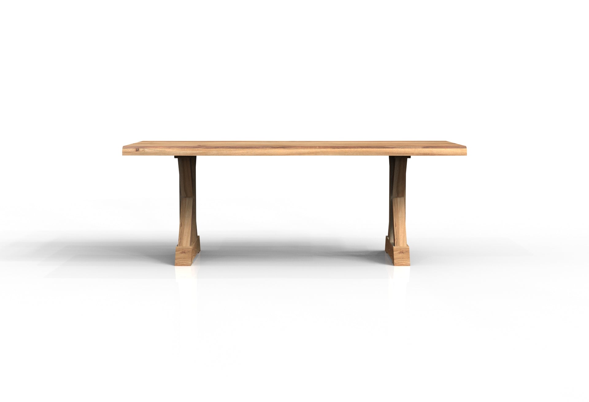 Malcolm Acacia 84" Live Edge Dining Table - Natural