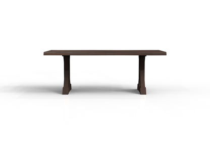 Malcolm Acacia 84" Live Edge Dining Table - Natural + Black