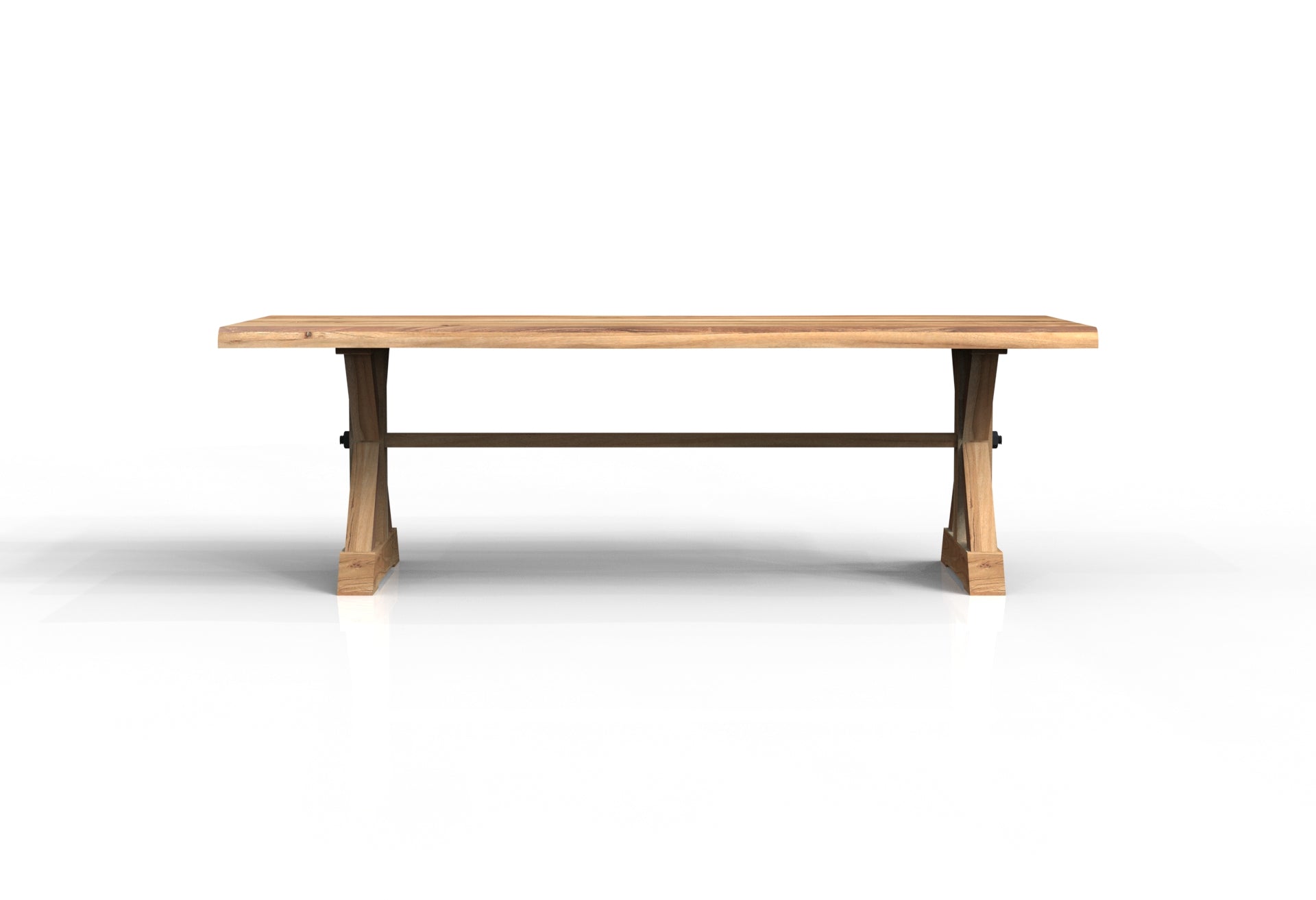 Malcolm Acacia 96" Live Edge Dining Table - Natural