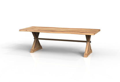 Malcolm Acacia 96" Live Edge Dining Table - Natural
