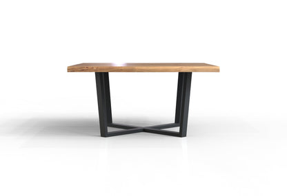 Malcolm 60" Acacia Live Edge Square Dining Table - Natural