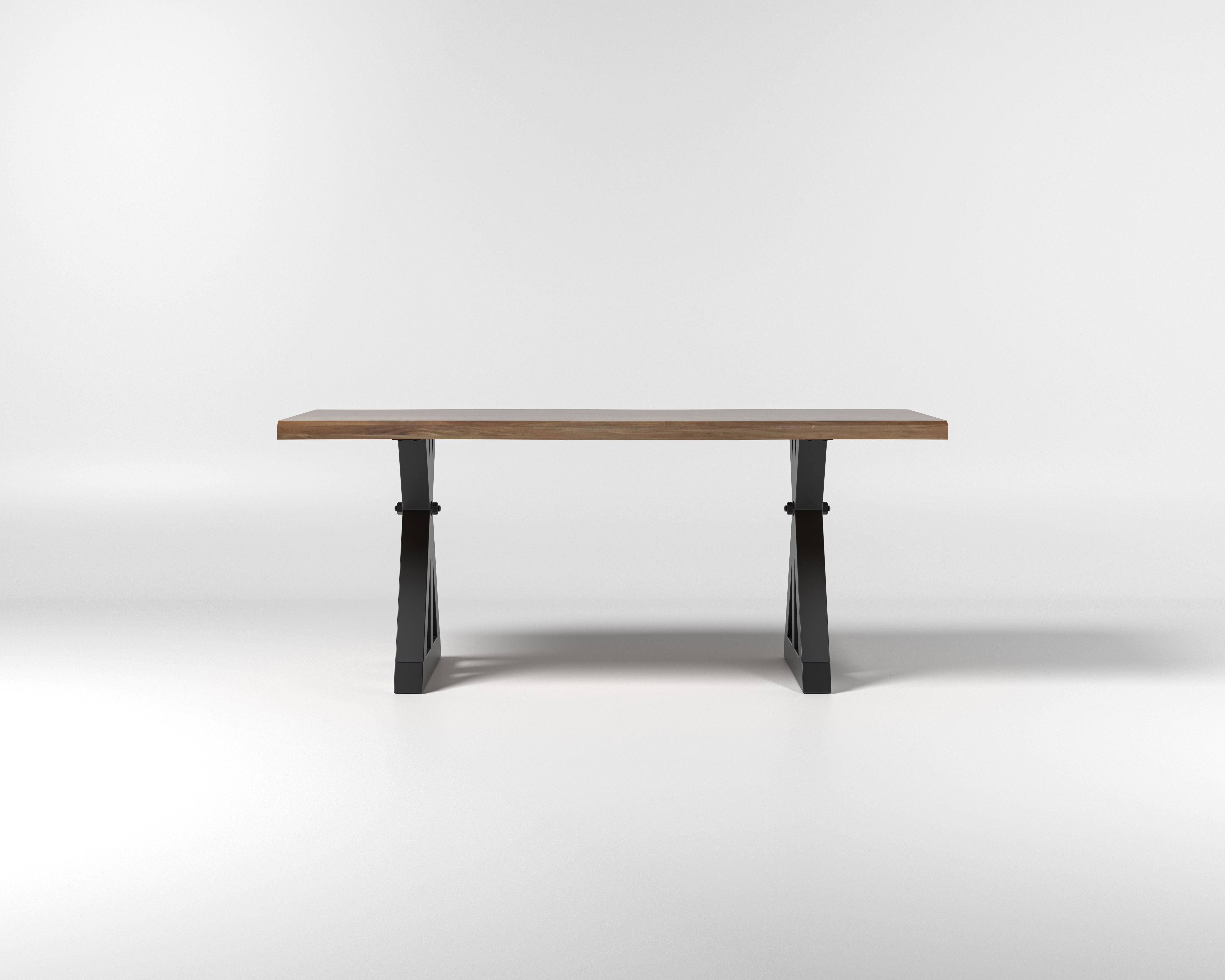 Nathan 72" Live Edge Dining Table - Woodland