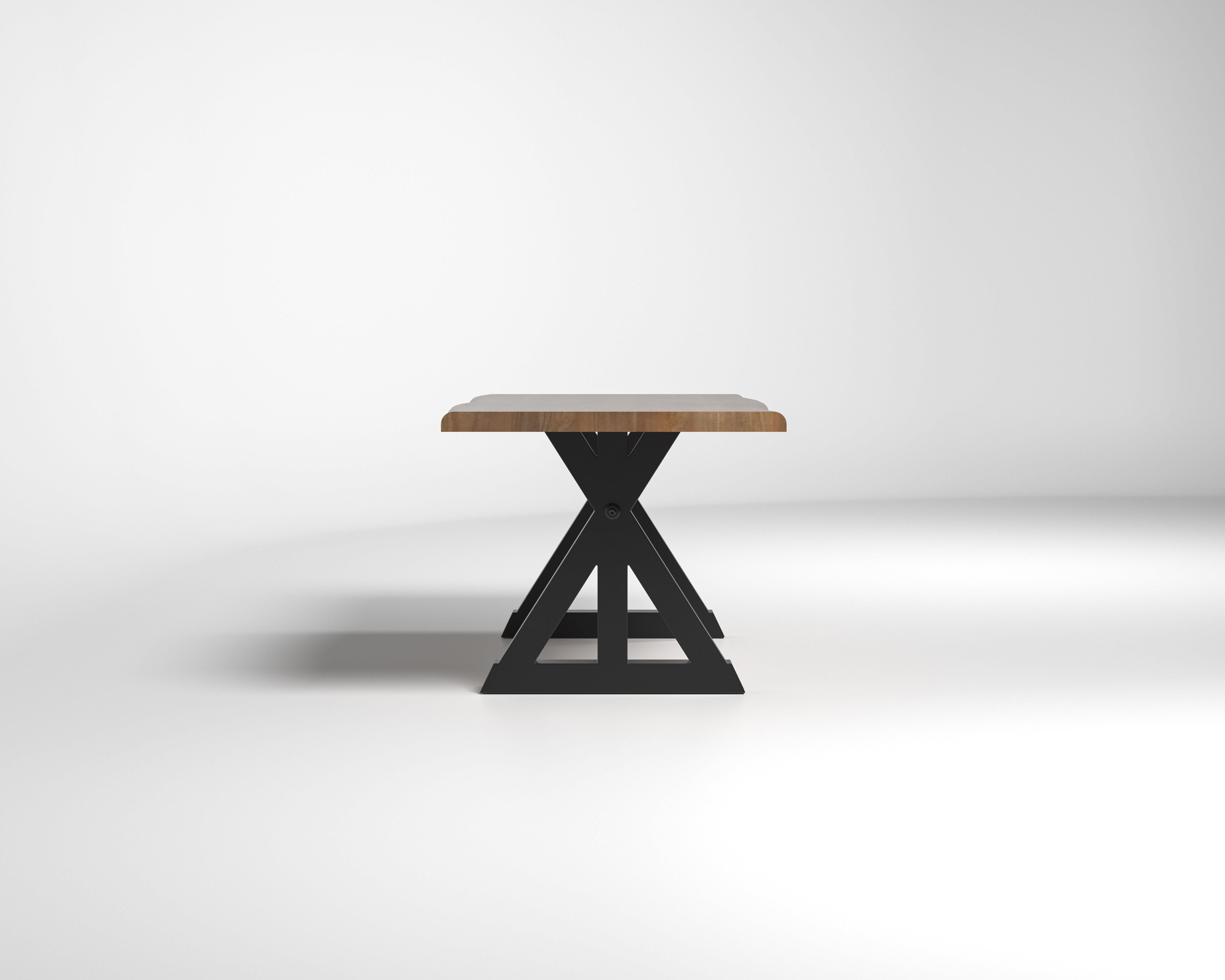 Nathan 72" Live Edge Dining Table - Woodland