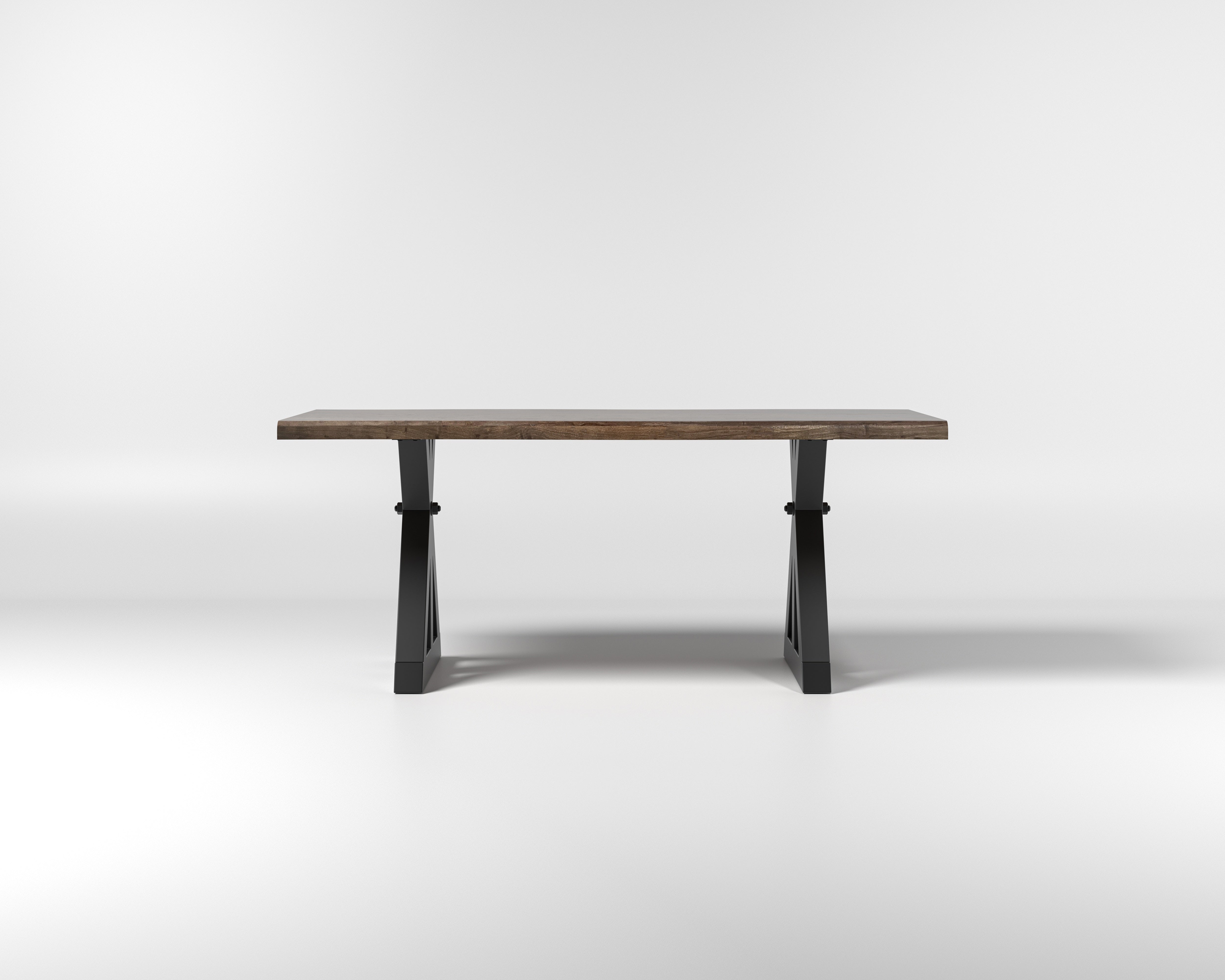 Nathan Acacia 72" Live Edge Dining Table - Tempest