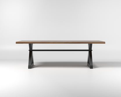 Nathan 96" Live Edge Dining Table - Woodland