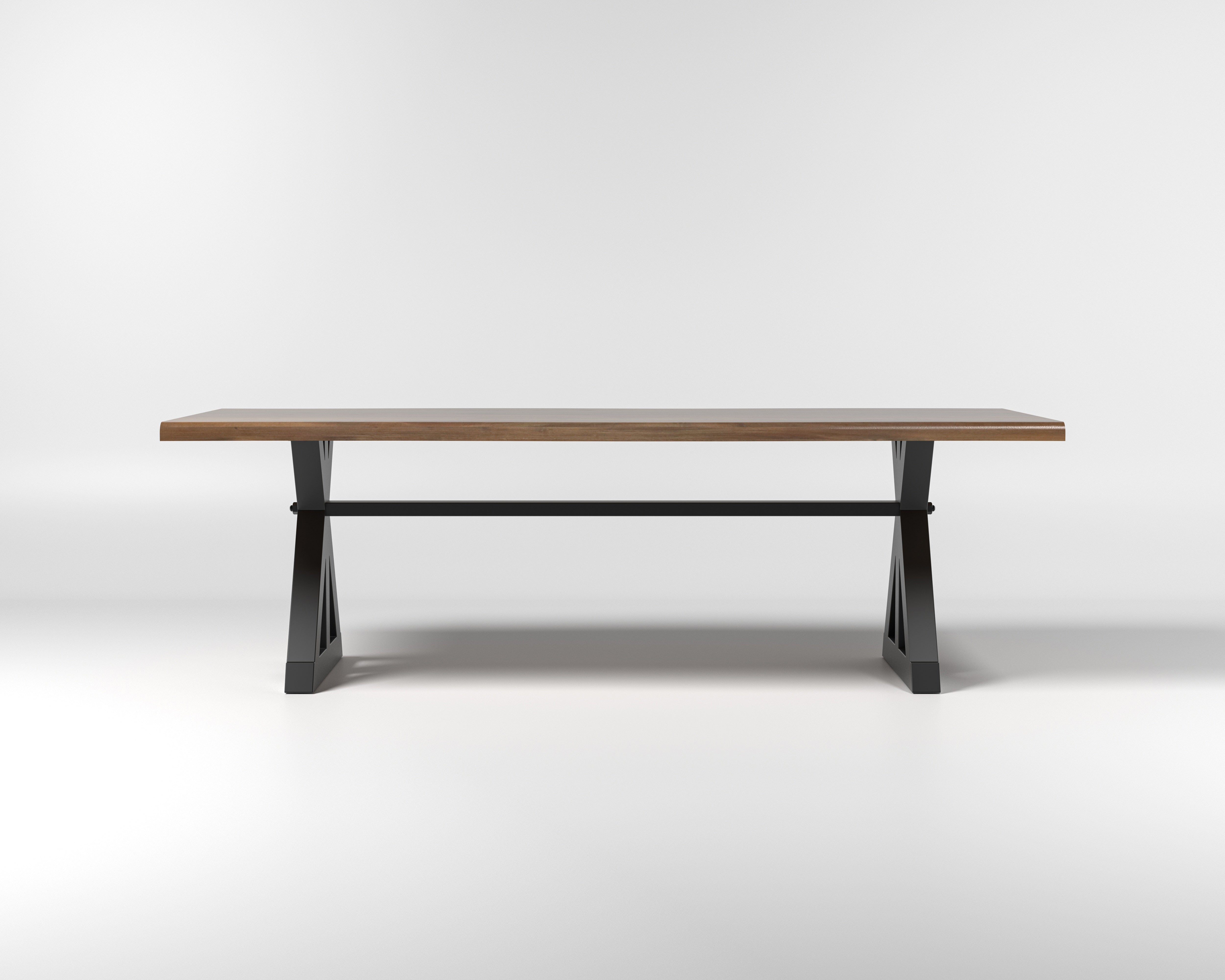 Nathan 96" Live Edge Dining Table - Woodland