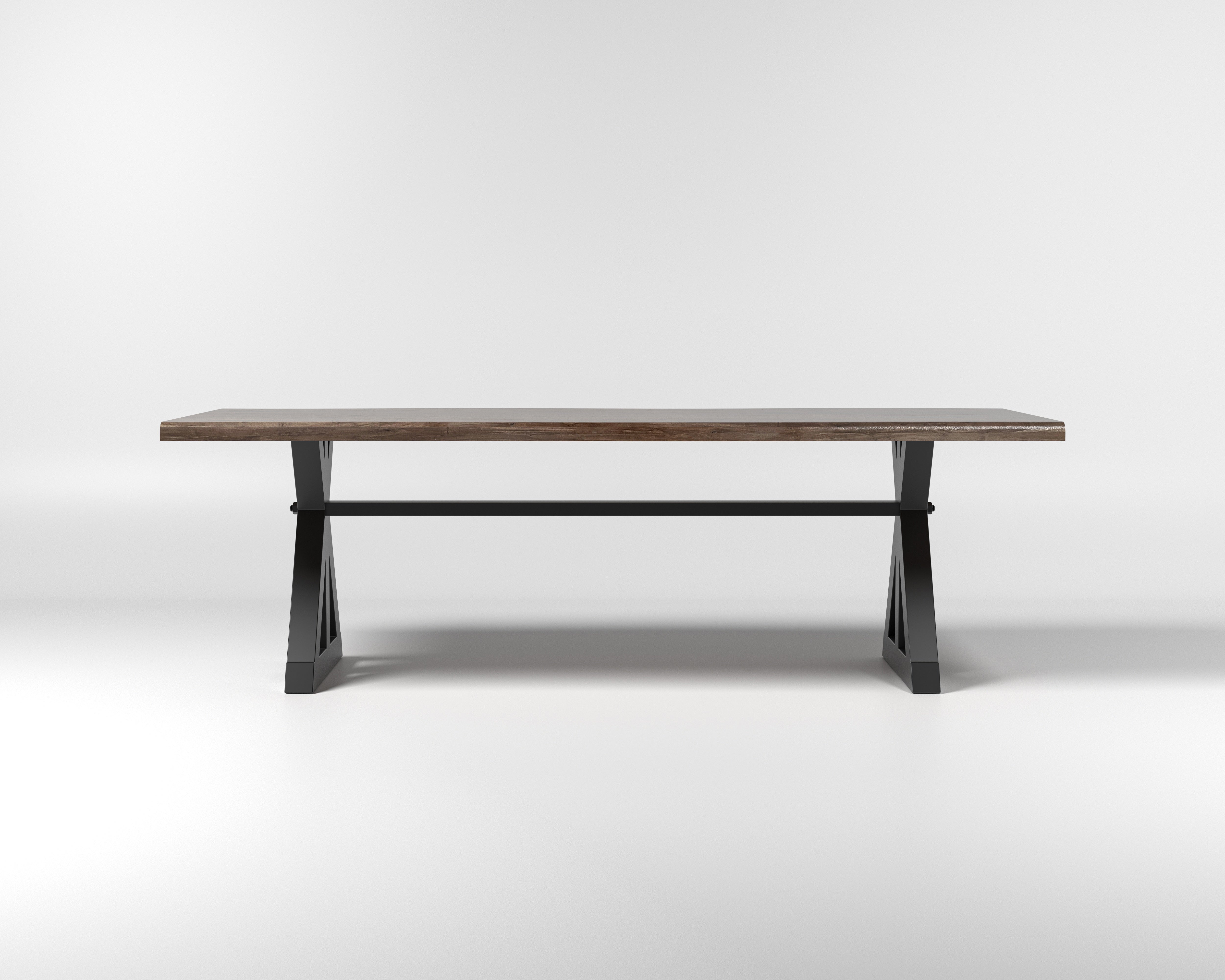 Nathan 96" Live Edge Dining Table - Tempest